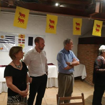 Presidente De Afub Myriam Managau Y Cd Beatriz Tamonsantiago Arca Daniel Muracciole